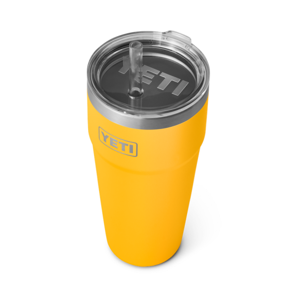 Alpine Yellow Yeti Rambler 26 oz Stackable Cup Straw Drinkware | SAKOEV-531