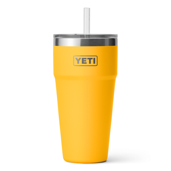 Alpine Yellow Yeti Rambler 26 oz Stackable Cup Straw Drinkware | SAKOEV-531