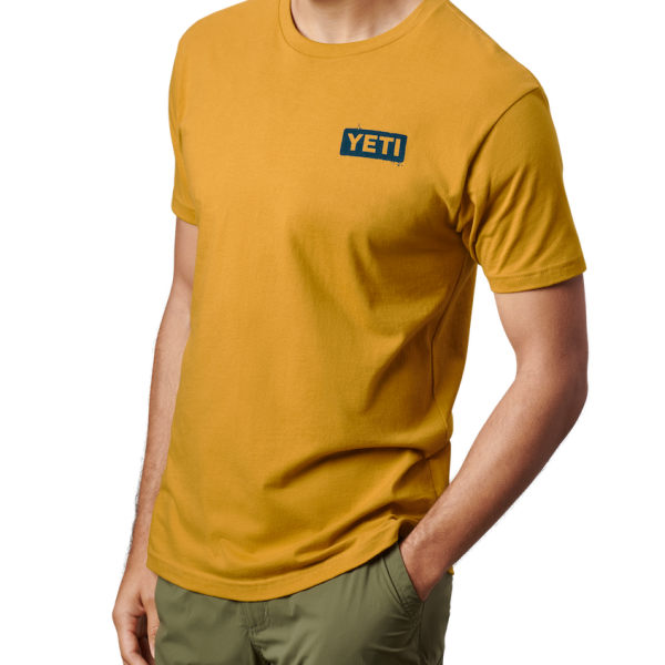 Antique Gold Yeti Sunset Sails Short Sleeve T-Shirt Short Sleeve T-Shirt | DLTZRN-085