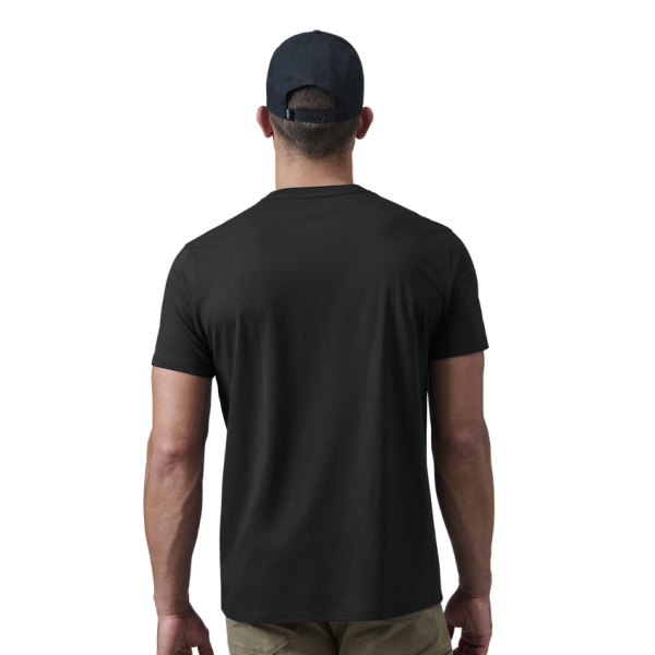 Black/Gray Yeti Premium Logo Badge Short Sleeve T-Shirt Short Sleeve T-Shirt | XBDGRW-530