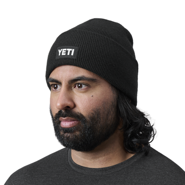 Black Yeti LOGO BEANIE Hats | JQSAPT-720