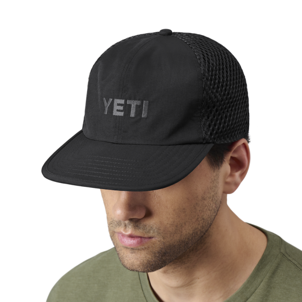 Black Yeti Logo Performance HAT Hats | OKYBSW-896