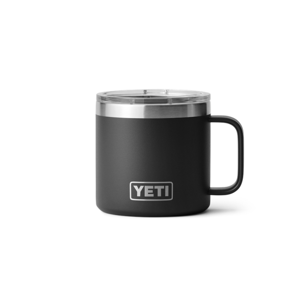 Black Yeti Rambler 14 oz Mug Coffee & Mugs | CDQIHN-036