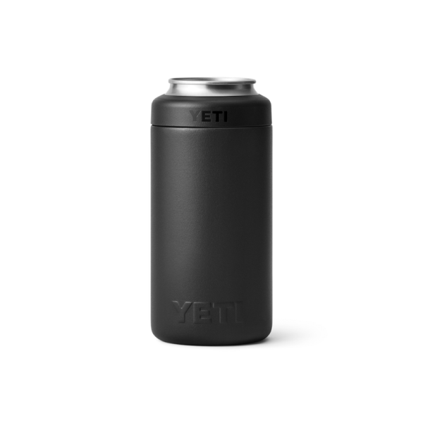 Black Yeti Rambler 16 oz Colster Tall Can Cooler Beer & Barware | LYUBQE-317