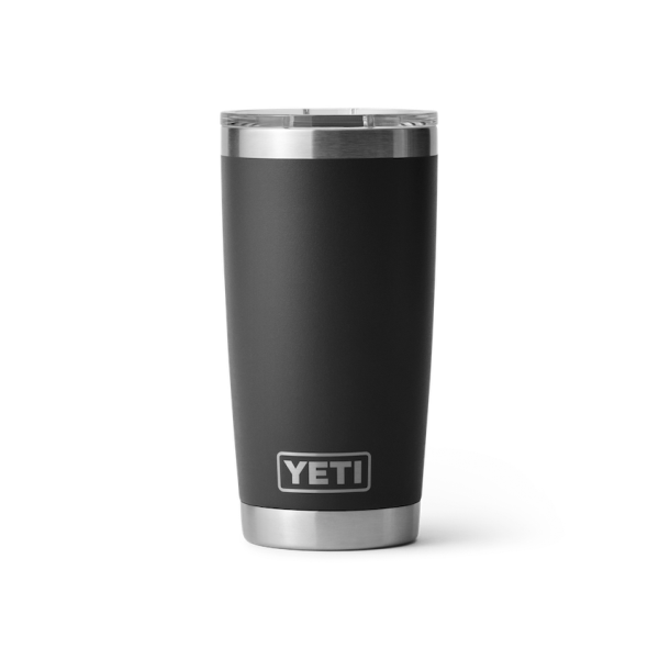 Black Yeti Rambler 20 oz Tumbler Tumblers | CUBSAF-701