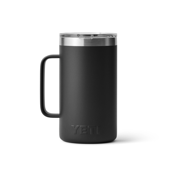 Black Yeti Rambler 24 oz Mug Coffee & Mugs | WHIEVO-902