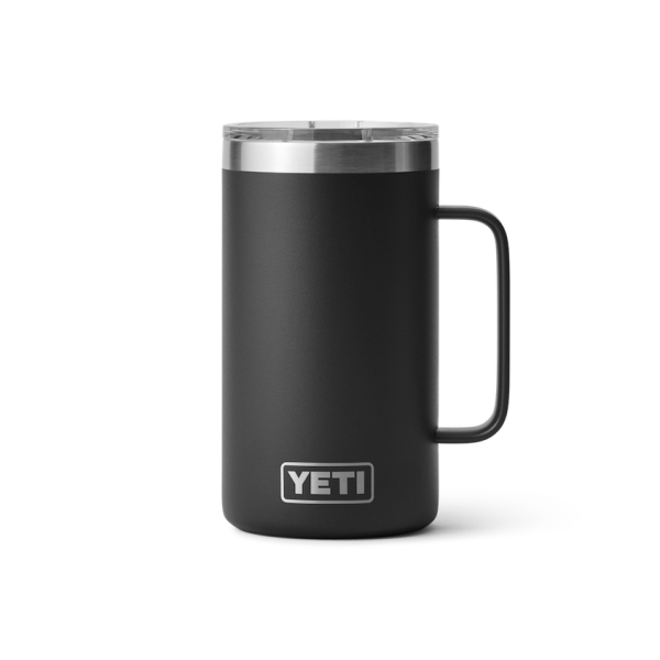 Black Yeti Rambler 24 oz Mug Coffee & Mugs | WHIEVO-902