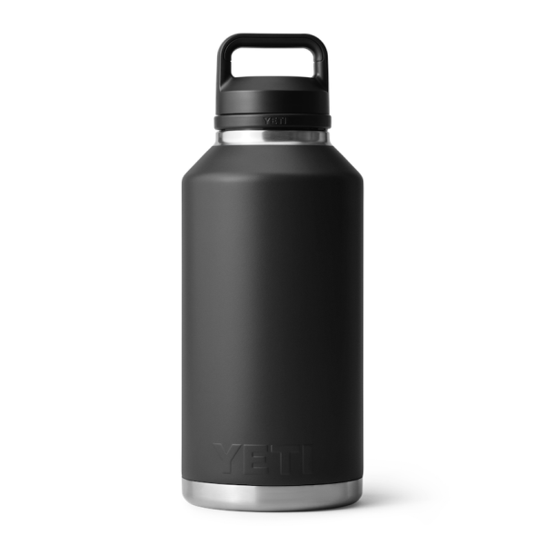 Black Yeti Rambler 64 oz Water Bottle Water Bottles & Jugs | RIFJUB-925