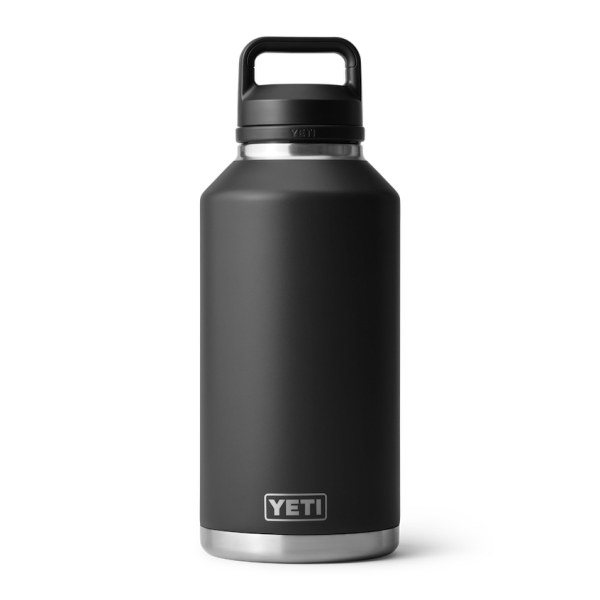 Black Yeti Rambler 64 oz Water Bottle Water Bottles & Jugs | RIFJUB-925