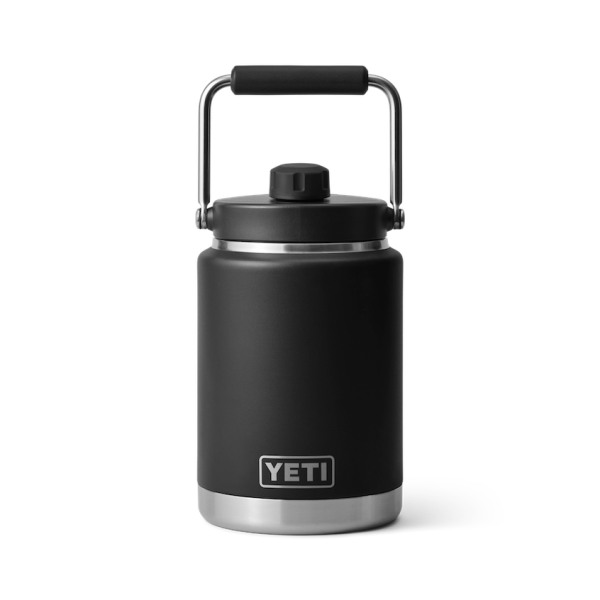 Black Yeti Rambler Half Gallon Water Jug Water Bottles & Jugs | APQXJZ-365