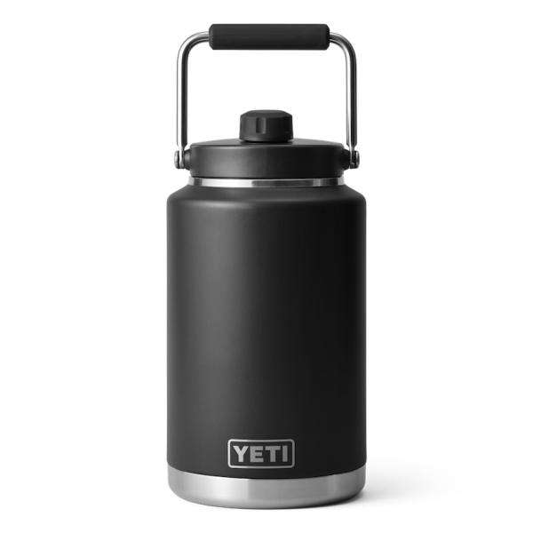 Black Yeti Rambler One Gallon Water Jug Water Bottles & Jugs | NHIBGT-418