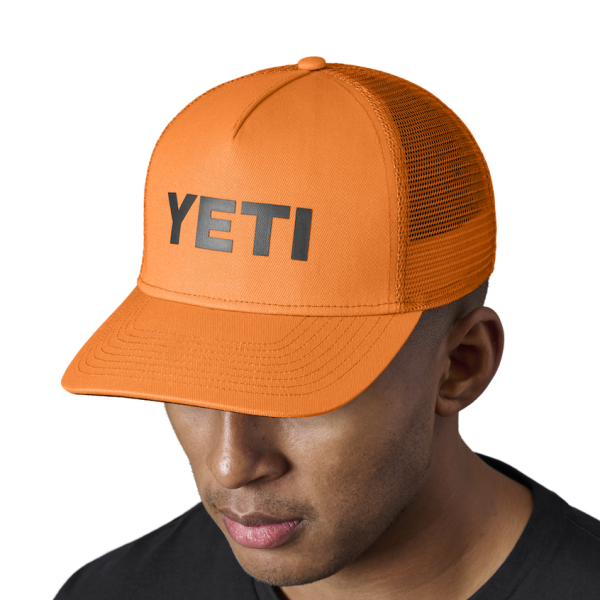 Blaze Orange Yeti Hunt Trucker Hat Hats | GYMLNB-549