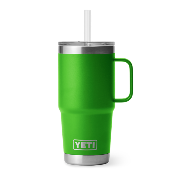 Canopy Green Yeti Rambler 25 oz Mug Straw Drinkware | CLJFXB-154