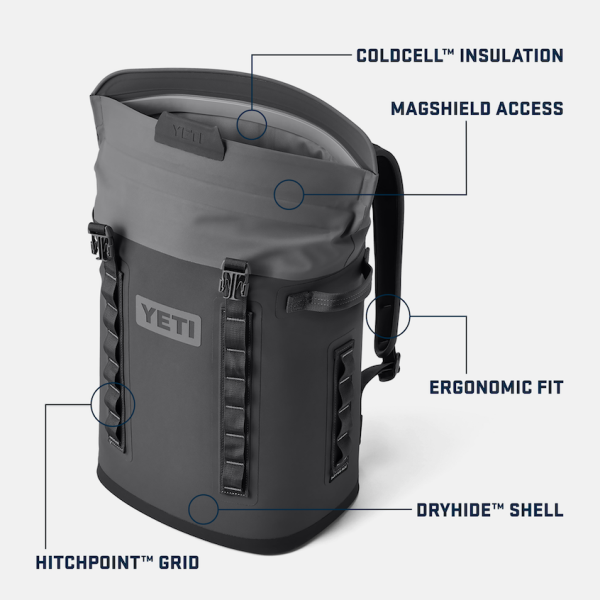 Charcoal Yeti Hopper M20 Soft Backpack Cooler Soft Coolers | ZAJISQ-548