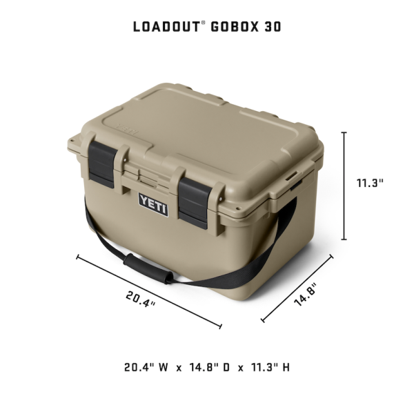 Charcoal Yeti Loadout GoBox 30 Gear Case Storage | RVPMIY-014