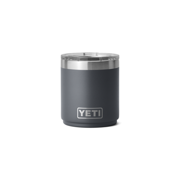 Charcoal Yeti Rambler 10 oz Stackable Lowball Beer & Barware | MUDGHZ-812