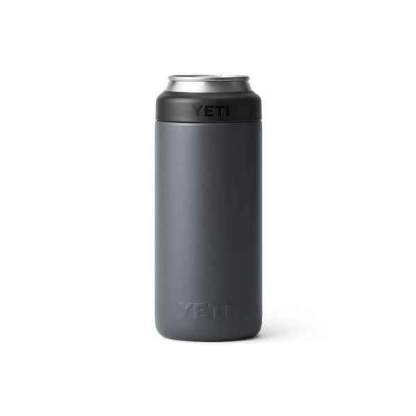 Charcoal Yeti Rambler 12 oz Colster Slim Can Cooler Beer & Barware | TDHGAJ-156