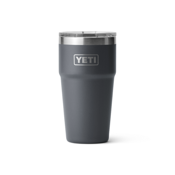 Charcoal Yeti Rambler 16 oz Stackable Pint Beer & Barware | FOWPAM-903