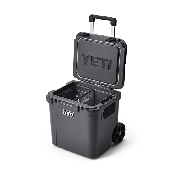 Charcoal Yeti Roadie 48 Wheeled Cooler Wheeled Coolers | YTIZHP-807