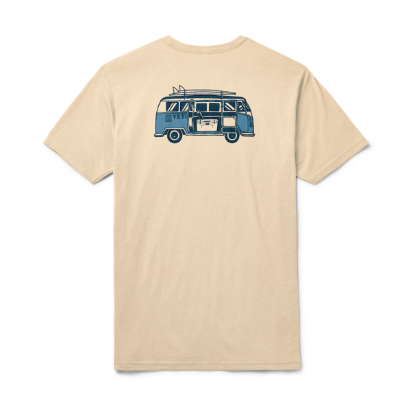 Cream Yeti Adventure Bus Short Sleeve T-Shirt Short Sleeve T-Shirt | LGMWKJ-298