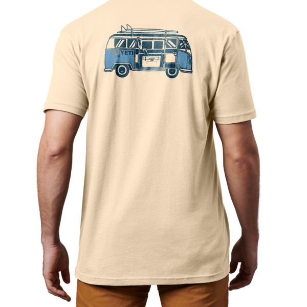 Cream Yeti Adventure Bus Short Sleeve T-Shirt Short Sleeve T-Shirt | LGMWKJ-298