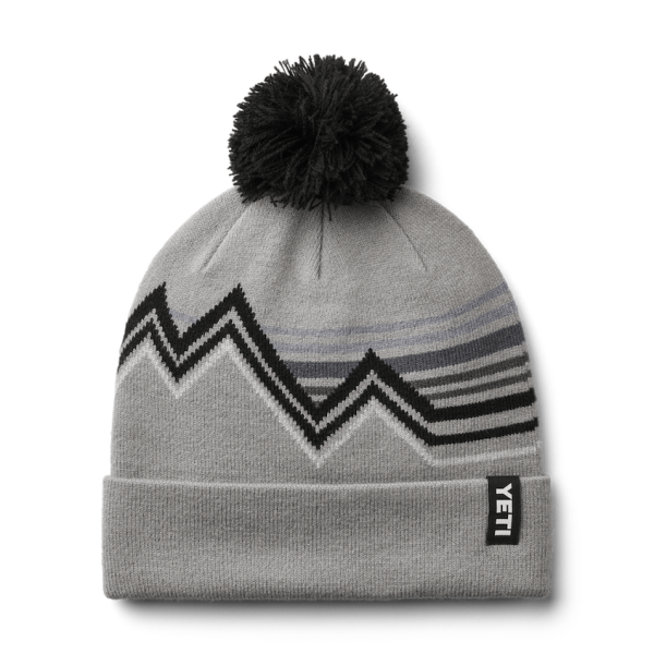 Gray/Black Yeti Freestyle Pom BEANIE Hats | THILWO-358