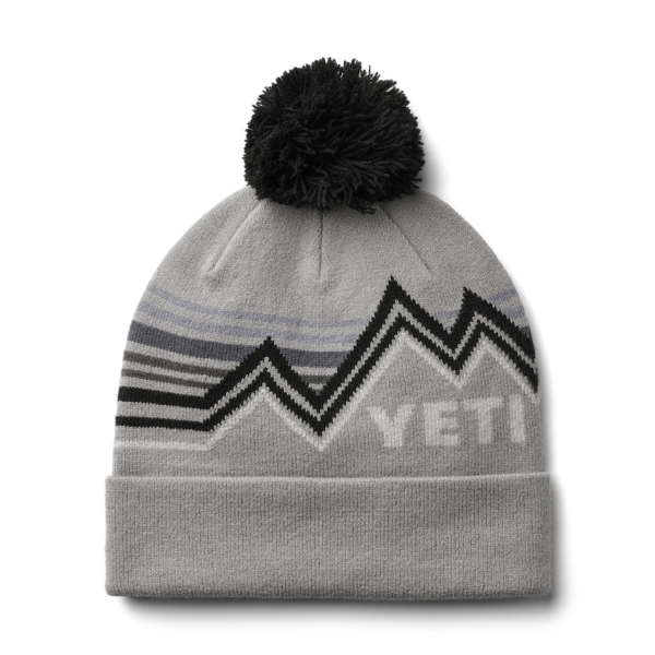 Gray/Black Yeti Freestyle Pom BEANIE Hats | THILWO-358