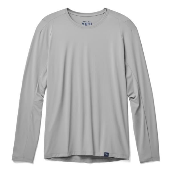 Gray Yeti Crew Neck Long Sleeve Sunshirt Sunshirts | NVQEWF-461