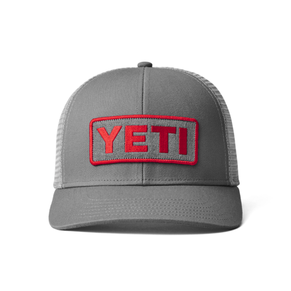 Gray Yeti Logo Badge Trucker Hat Hats | UVPIJW-895