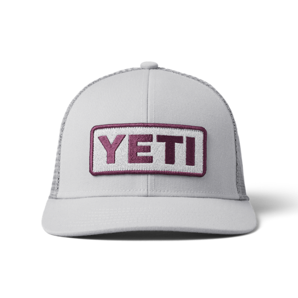 Gray Yeti Low-Pro Logo Badge Trucker Hat Hats | ACNBHG-607