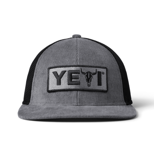 Gray Yeti Steer Flat Brim Hat Hats | HIMCKA-768