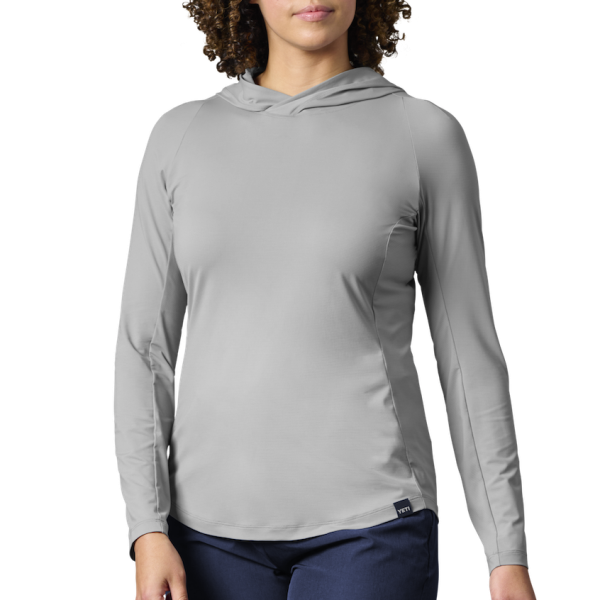 Gray Yeti Women's Hooded Long Sleeve Sunshirt Sunshirts | NWYFMA-398