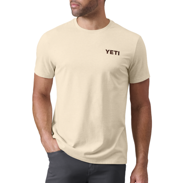 Heather Cream Yeti A Bit Broncy Short Sleeve T-Shirt Short Sleeve T-Shirt | EZQPMX-783