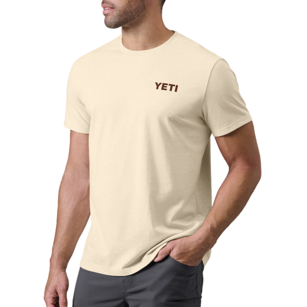 Heather Cream Yeti A Bit Broncy Short Sleeve T-Shirt Short Sleeve T-Shirt | EZQPMX-783