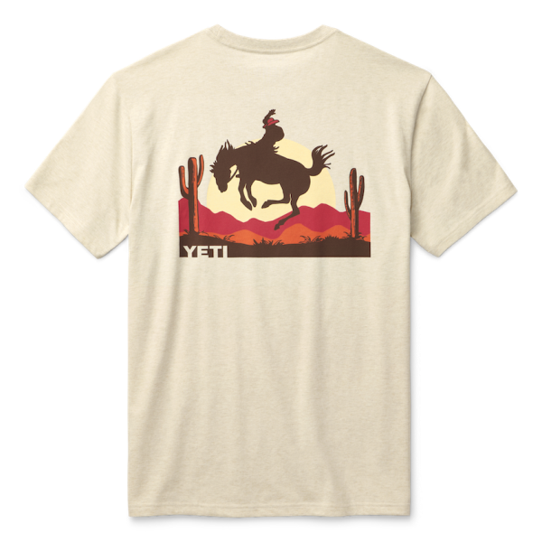 Heather Cream Yeti A Bit Broncy Short Sleeve T-Shirt Short Sleeve T-Shirt | EZQPMX-783