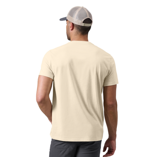 Heather Cream Yeti Bass Badge Short Sleeve T-Shirt Short Sleeve T-Shirt | TAKGEO-296