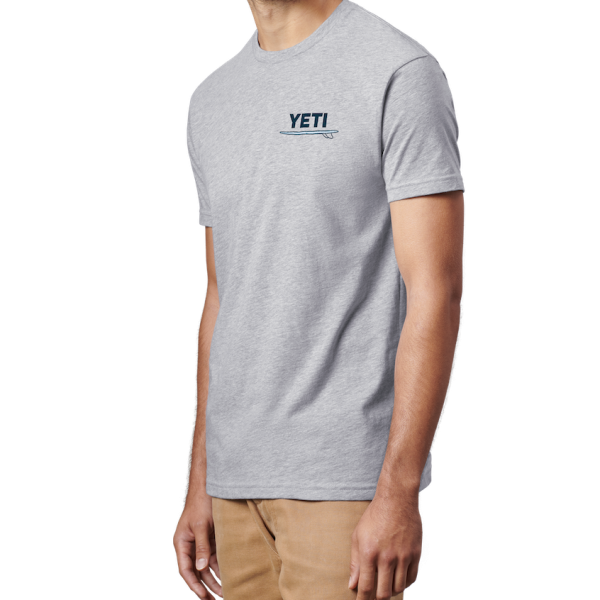 Heather Gray Yeti Adventure Bus Short Sleeve T-Shirt Short Sleeve T-Shirt | SBAHLV-319