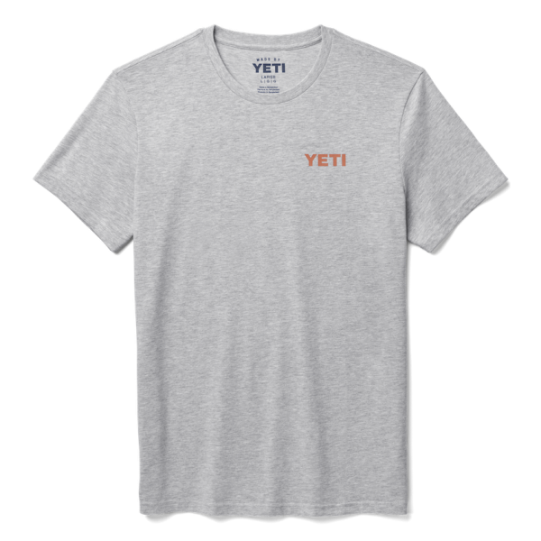 Heather Gray Yeti Skiff Short Sleeve Tee Short Sleeve T-Shirt | GRDCTY-482