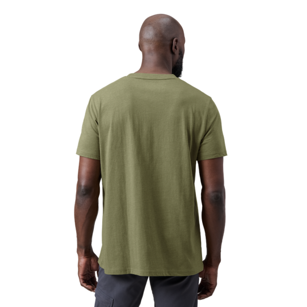 Heather Olive Yeti Camo Pocket Short Sleeve T-Shirt Short Sleeve T-Shirt | SCJZYM-532