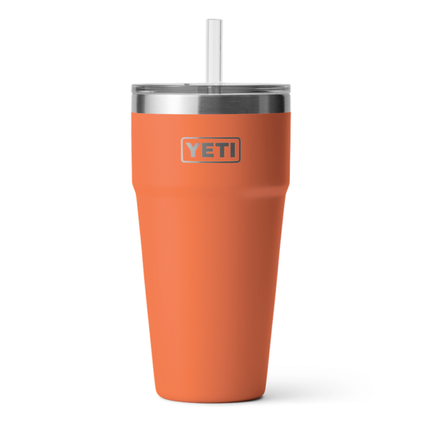 High Desert Clay Yeti Rambler 26 oz Stackable Cup Straw Drinkware | ZXSGYV-739