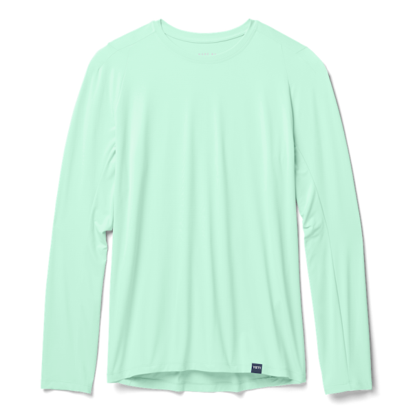 Ice Blue Yeti Crew Neck Long Sleeve Sunshirt Sunshirts | NXGOVF-805