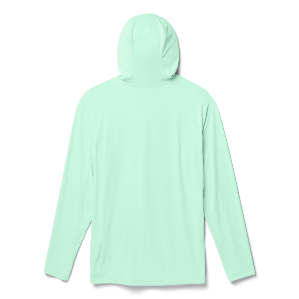 Ice Blue Yeti Hooded Long Sleeve Sunshirt Sunshirts | HERGVY-738