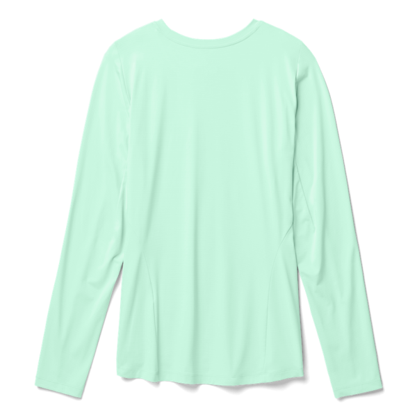 Ice Blue Yeti Women's Crew Neck Long Sleeve Sunshirt Sunshirts | GJMVZS-534