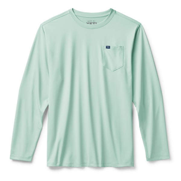 Ice Mint Yeti Pocket Long Sleeve Sunshirt Sunshirts | KABZNH-940