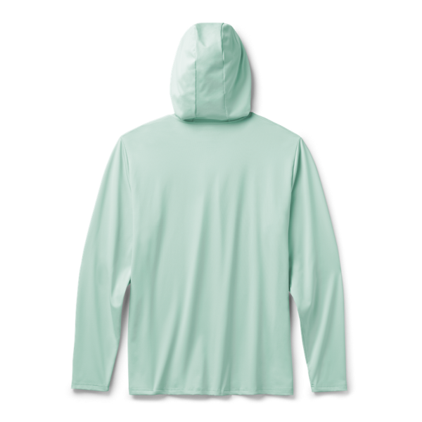 Ice Mint Yeti Wave Logo Badge Hooded Long Sleeve Sunshirt Sunshirts | OGDEIR-439