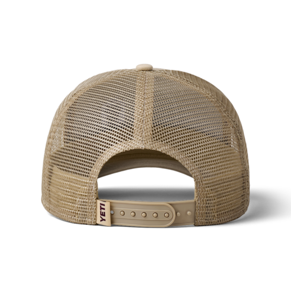 Khaki Yeti Built for the Wild Trucker Hat Hats | UQTZRY-983