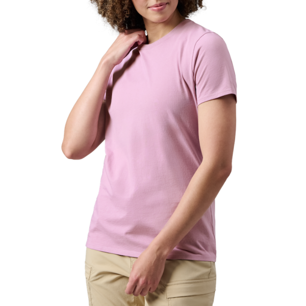 Lavender Yeti Women's Built For The Wild Short Sleeve T-Shirt Short Sleeve T-Shirt | UONMZG-318