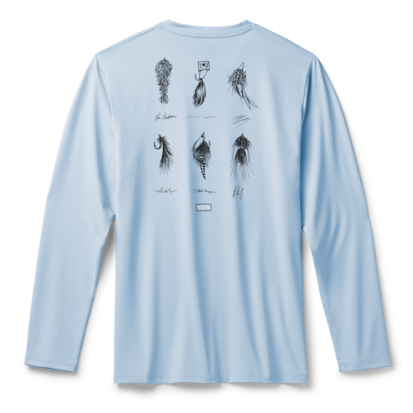 Light Blue Yeti Ambassador Flies Long Sleeve Sunshirt Sunshirts | CQIPMY-629