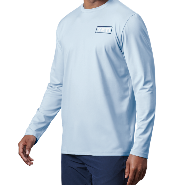 Light Blue Yeti Ambassador Flies Long Sleeve Sunshirt Sunshirts | CQIPMY-629