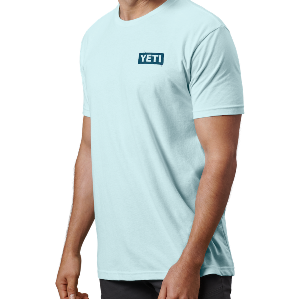 Light Blue Yeti Sunset Sails Short Sleeve T-Shirt Short Sleeve T-Shirt | TGNWYS-052